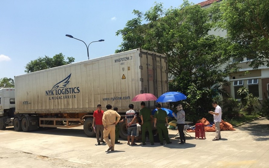 Xe đầu kéo gây tai nạn ở Phú Thọ vừa bị bắt tại Quảng Nam