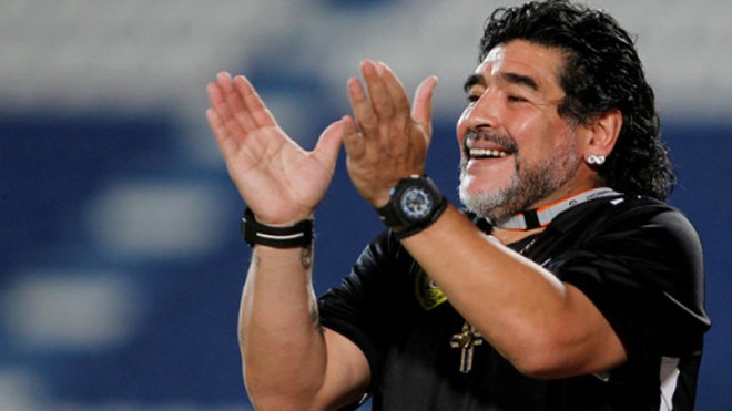 Maradona tỏ ra hài lòng khi Messi được giảm án nhưng vẫn cần có sự công bằng. Ảnh: Reuters.