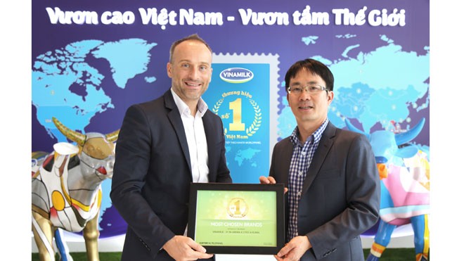 Vinamilk liên tiếp lọt top thương hiệu được chọn nhiều nhất ở Việt Nam 