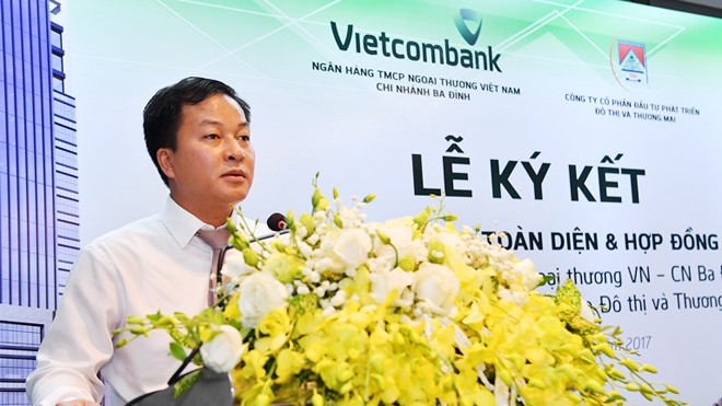 Vietcombank Ba Đình ký kết thỏa thuận hợp tác toàn diện với TUDI.,JSC