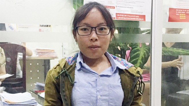 Võ Thị Kiều Trang đến nhập học tại ĐH Duy Tân