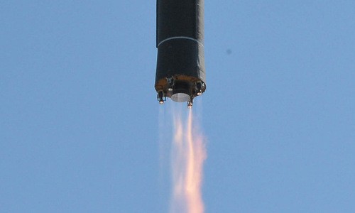 Triều Tiên sử dụng nhiên liệu lỏng cho Hwasong-14. Ảnh: Reuters.