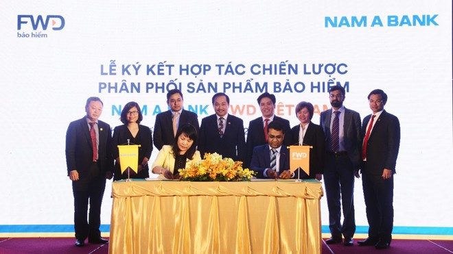 Công ty Bảo hiểm Nhân thọ FWD và Ngân hàng Thương mại Cổ phần Nam Á ký kết hợp tác độc quyền