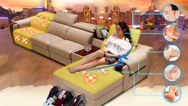 Sofa tích hợp tính năng massage