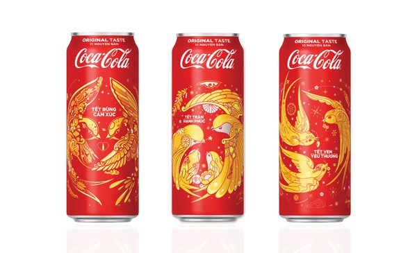 Coca- Cola tung 3 mẫu bao bì độc đáo chào đón tết 2018 