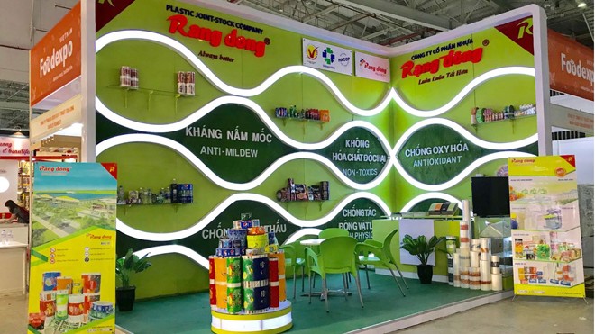 Nhựa Rạng Đông phát huy thế mạnh tại hội chợ quốc tế Vietnam Foodexpo