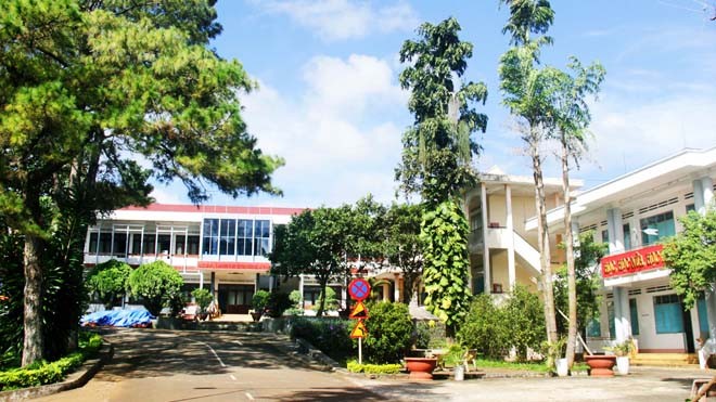 Khuôn viên Trường Chính trị tỉnh Gia Lai