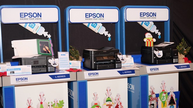 Các dòng máy chiếu, máy in mới của Epson