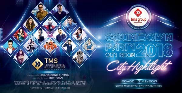 TMS Countdown Party-Quy Nhon 2018: Đại nhạc hội Hào khí Tây Sơn