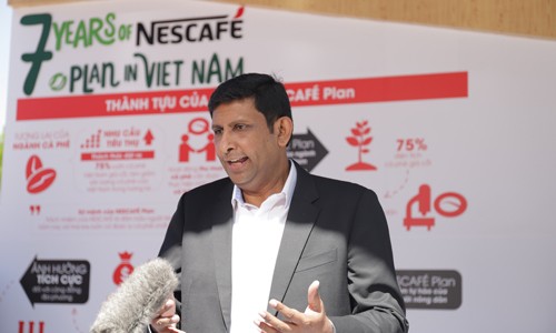 Tổng Giám đốc Nestlé Việt Nam chia sẻ: “Sau 7 năm, NESCAFÉ Plan đã tạo nên sự thay đổi tích cực cho ngành cà phê Việt Nam."