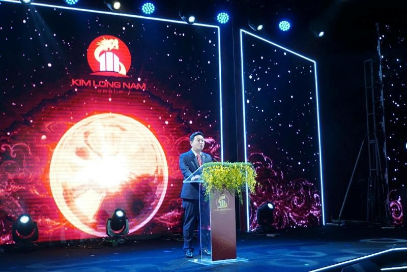 Ông Nguyễn Hải Đăng, CEO của Kim Long Nam phát biểu tại lễ ra mắt thương hiệu của Tập đoàn