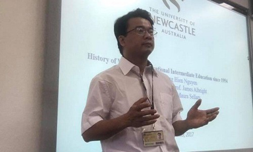 Ths Nguyễn Sóng Hiền, nghiên cứu sinh tại ĐH Newcastle (Australia).