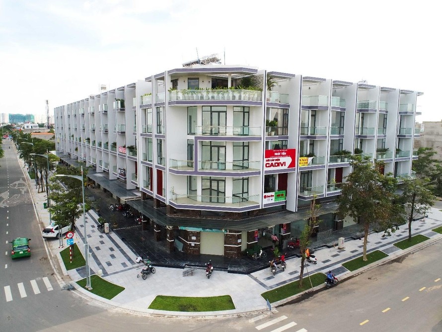 Mô hình nhà phố thương mại tại Khu đô thị Vạn Phúc, phía Đông Sài Gòn