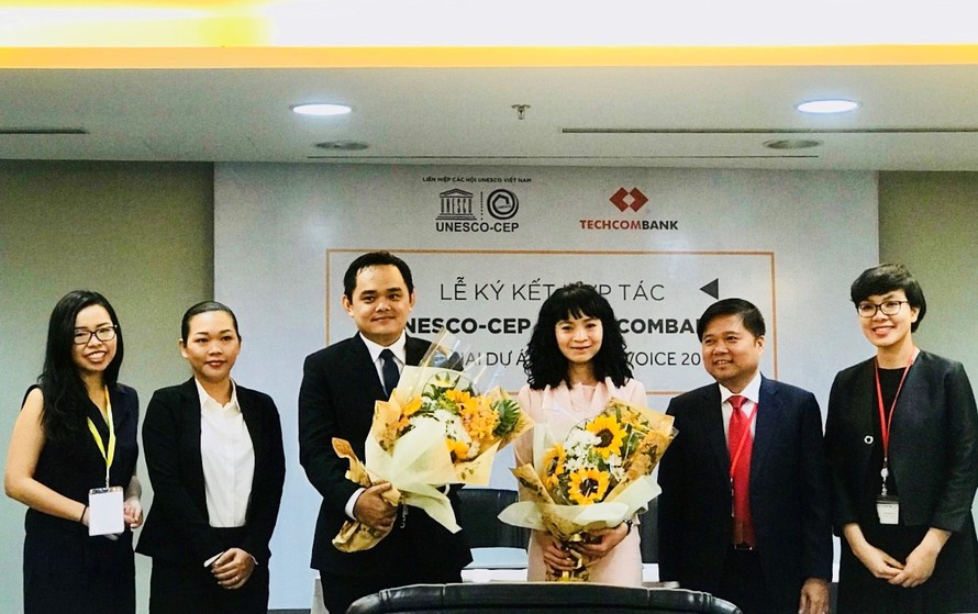 Unesco-Cep và Techcombank cùng đào tạo, phát triển nhân tài Việt trẻ