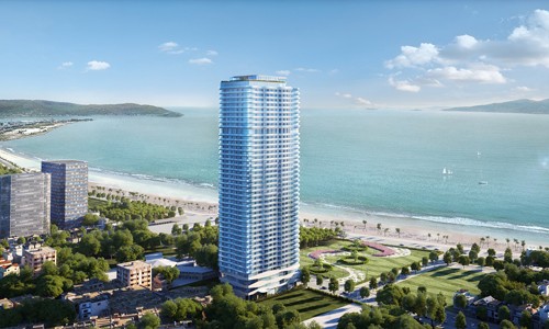 Tổ hợp khách sạn và căn hộ du lịch 5 sao TMS Luxury Hotel & Residence Quy Nhon sở hữu địa thế đại cát của một dự án hội tụ phong thủy bậc nhất