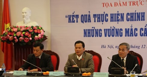 Lãnh đạo Uỷ ban Các vấn đề Xã hội của Quốc hội và BHXH Việt Nam tham dự buổi Toạ đàm