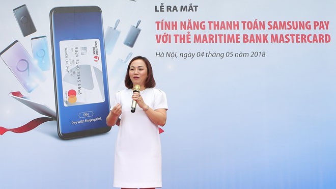 Theo bà Đặng Tuyết Dung – Tổng giám đốc Ngân hàng Bán lẻ Maritime Bank, việc phát triển và đầu tư vào công nghệ để mang đến những giải pháp thanh toán thông minh như M-QR, Samsung Pay… là một trong những chiến lược quan trọng của Maritime Bank