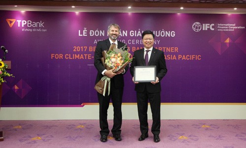 IFC trao giải thưởng danh giá cho TPBank