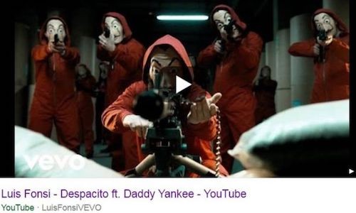 Despacito trên YouTube đã bị hacker đổi ảnh bìa.