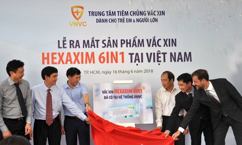 Vắc xin Hexaxim 6 trong 1 chính thức có mặt tại các Trung tâm tiêm chủng của VNVC