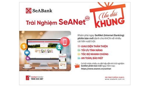 Seabank giới thiệu phiên bản Internet Banking hoàn toàn mới 