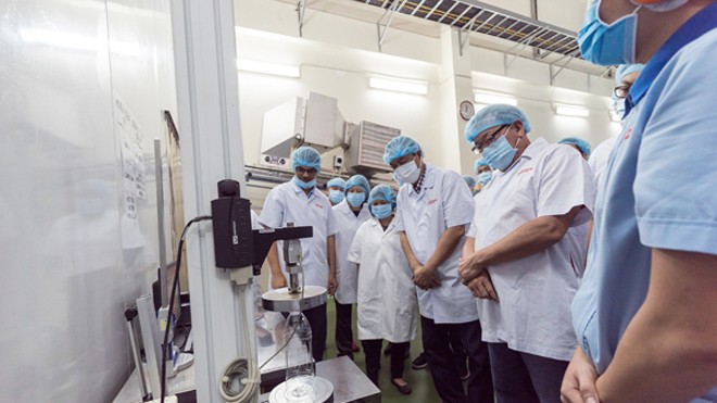 Đoàn đại biểu bộ công thương Philippines đến thăm nhà máy URC Việt Nam