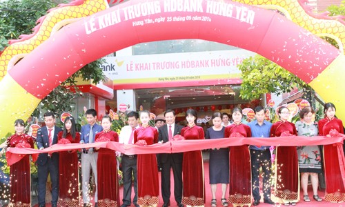 Lễ khai trương HDBank Hưng Yên diễn ra vào sáng ngày 25/9/2018