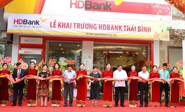 Lễ khai trương HDBank Thái Bình diễn ra vào sáng ngày 03/10/2018