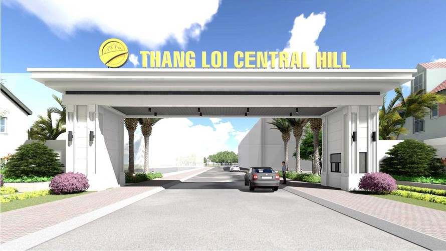 Phối cảnh cổng dự án Thắng Lợi Central Hill