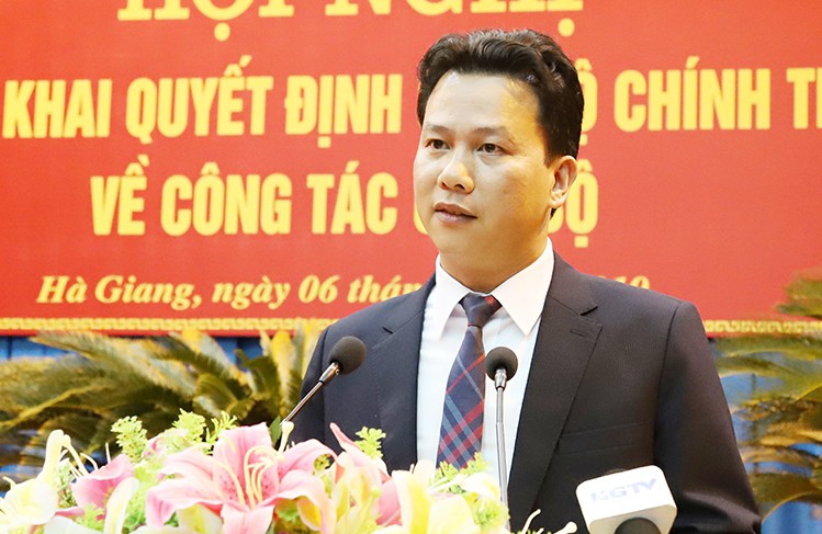 Tân Bí thư Tỉnh ủy Hà Giang Đặng Quốc Khánh.