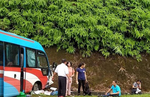 Hiện trường vụ tai nạn tại Tuyên Quang.