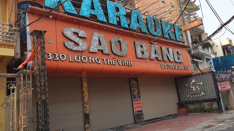 Quán karaoke Sao Băng, nơi xảy ra vụ việc - Ảnh: Văn Đông