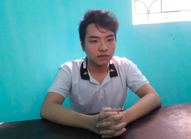 Nguyễn Tiến Lộc khai nhận hành vi cướp tài sản - Ảnh: Hoàng Long