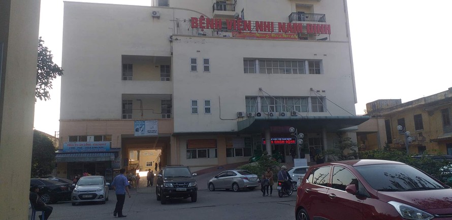 Bệnh viện Nhi Nam Định, nơi xảy ra vụ "ăn bớt" thuốc của bệnh nhân để trục lợi - Ảnh: Hoàng Long
