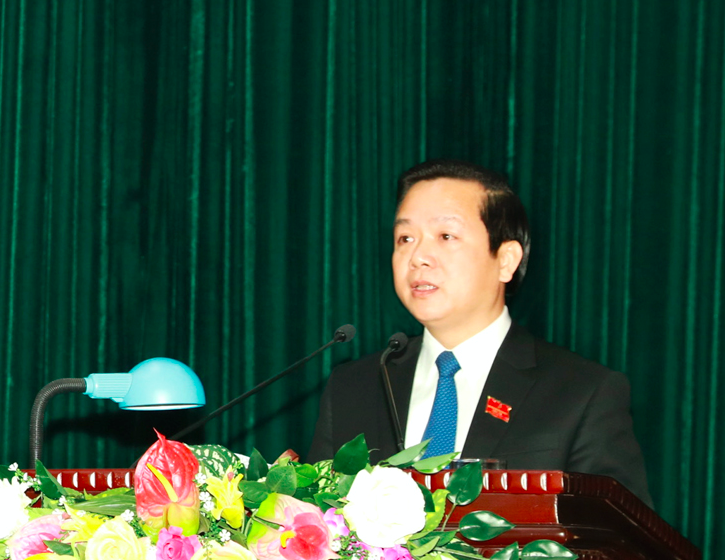 Ông Phạm Quang Ngọc được bầu làm Chủ tịch UBND tỉnh Ninh Bình - Ảnh: Hoàng Long
