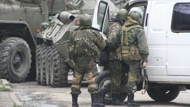Lực lượng chống khủng bố của Nga. Ảnh: Ria Novosti