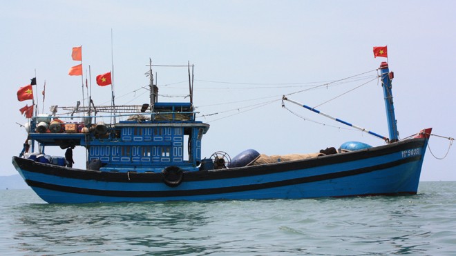 Ngư dân Đà Nẵng đánh bắt hải sản tại quần đảo Hoàng Sa của Việt. Nam Ảnh: Nam Cường