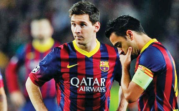  Messi và đồng đội có năm mất uy. Ảnh: Getty Images