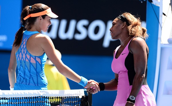 Serena Williams đã có thất bại gây sốc trước Ana Ivanovic. Ảnh: Ausopen