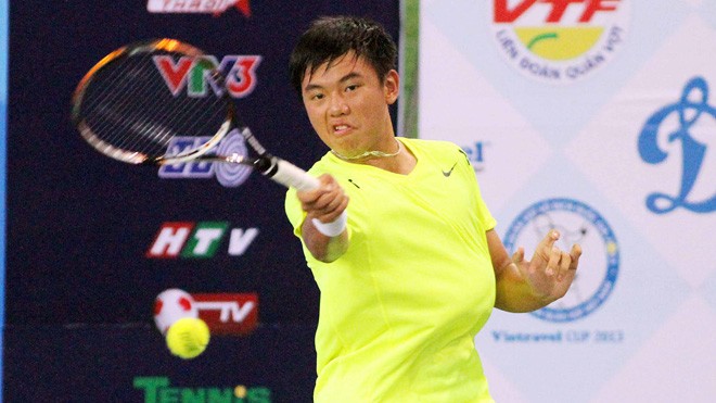 Hoàng Nam đang thăng tiến nhanh chóng trên bảng xếp hạng các tay vợt trẻ thế giới. ảnh: VSI