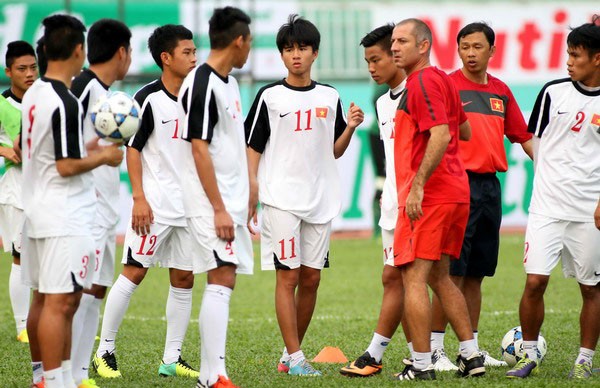 Đội tuyển U19 Việt Nam. Ảnh: Thanh Niên.