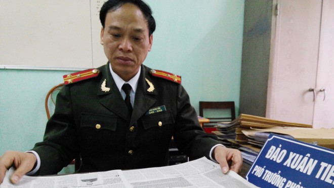 Thượng tá Đào Xuân Tiến, Phó Phòng PA 81 Công an Hà Nam