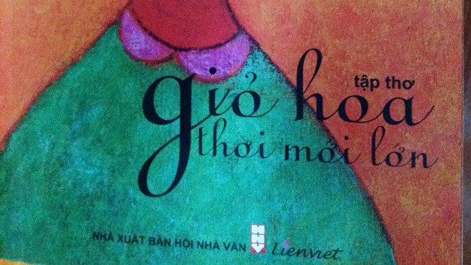 Trang bìa cuốn thơ sắp xuất bản tại Việt Nam. Ảnh: Triết Trần