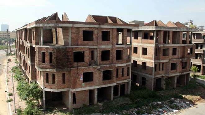 Đầu cơ bất động sản khiến cho nhiều khu đô thị rơi vào tình trạng bỏ hoang. Anh: Hồng Vĩnh