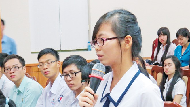 Em Võ Lê Tiểu My đặt câu hỏi với Sở GD-ĐT TPHCM