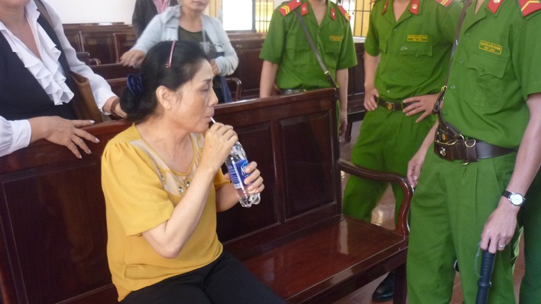 Bị cáo Nguyễn Thị Bằng tại phiên xét xử sơ thẩm ngày 24/3 