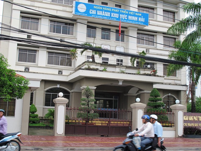 Chi nhánh Ngân hàng phát triển Việt Nam khu vực Minh Hải (TP Cà Mau)