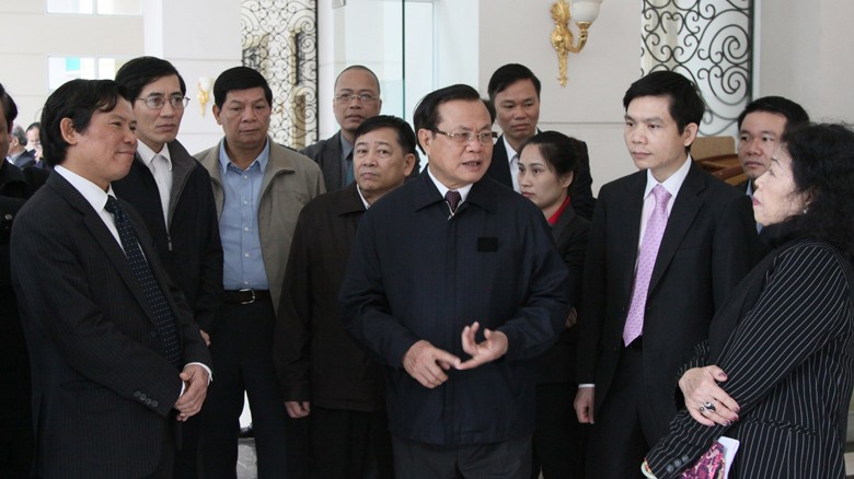 Bí thư Thành ủy Hà Nội kiểm tra các khu đô thị mới
