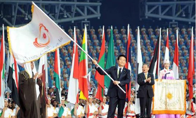 Hàn Quốc nhận cờ đăng cai ASIAD 17.