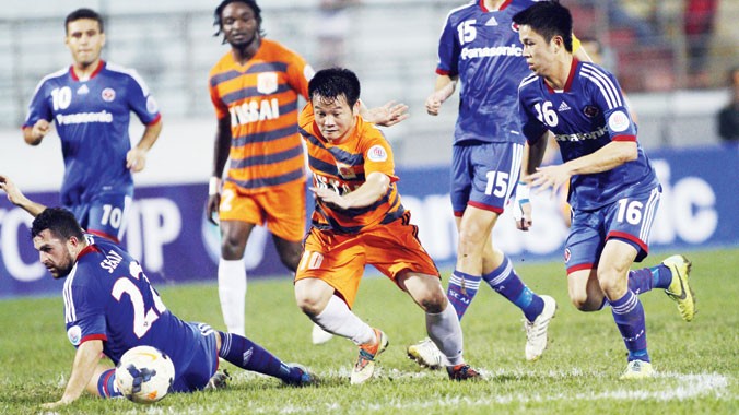 Ngôi sao một thời, Văn Quyến, có thể trở thành đầu tàu cho một CLB V.Ninh Bình mới chuẩn bị tiếp tục thi đấu tại AFC Cup. Ảnh: VSI 
